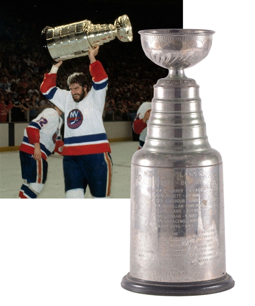 Clark Gillies’ 1979-80 New York Islanders Stanley Cup Championship Trophy with His Signed LOA (13")