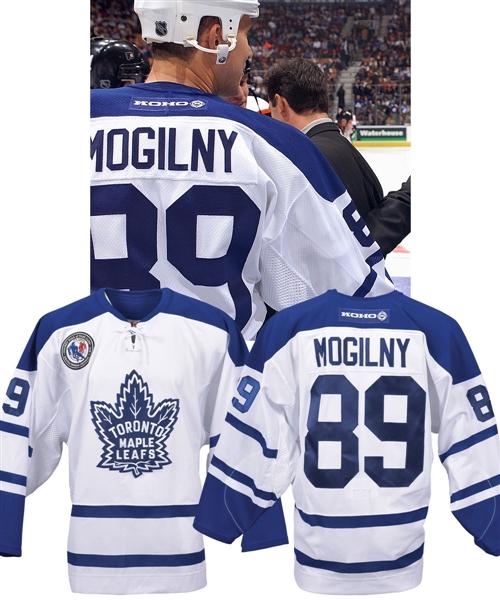 Alexander Mogilnys 2003-04 Toronto Maple Leafs "Hall of Fame Game" Game-Worn Jersey with LOA