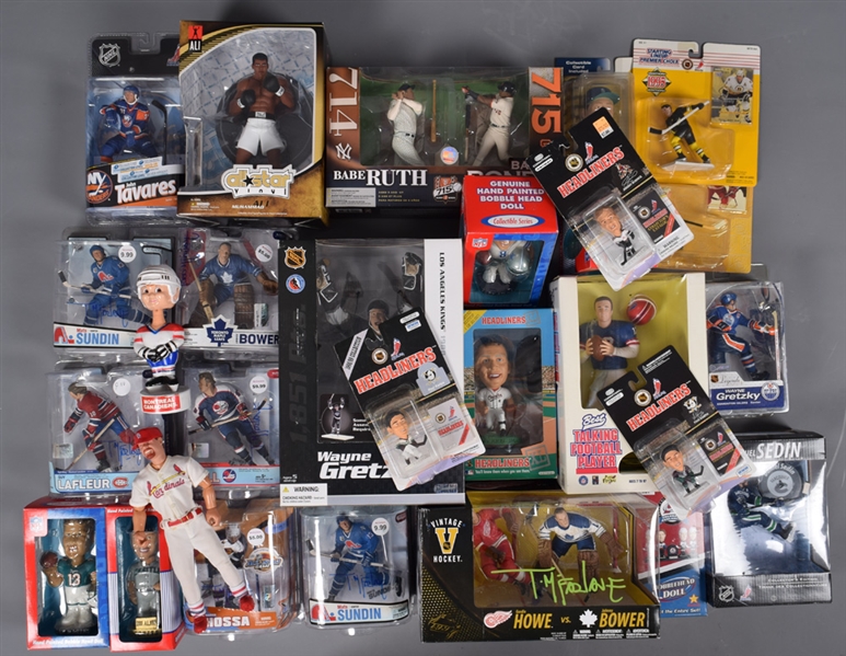 Massive Sport Toy Figurine Collection of 300+ with Signed McFarlane Toys Examples 