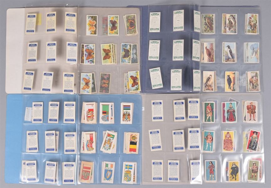 Imperial Tobacco, Millbank Cigarettes, Brooke Bond Tea and Other Brands Non-Sport Card Set and Near Set Collection of 16