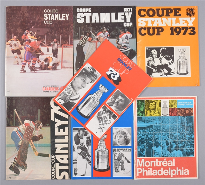 Vintage 1960s and 1970s Hockey Program and Publication Collection of 200+ Featuring Mostly Montreal Canadiens