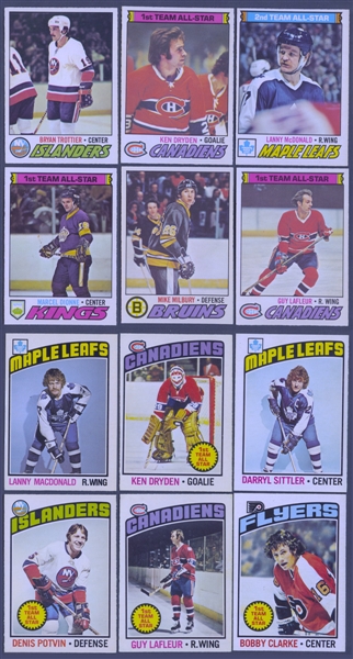 1976-77 and 1977-78 O-Pee-Chee Hockey Near Complete Sets Plus 600+ O-Pee-Chee and Topps 1970s Cards