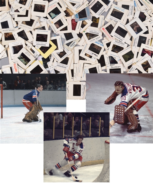 1960s/1990s New York Rangers and Other Teams 35mm Color Photo Slide Collection of 450+