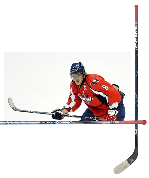 Alexander Ovechkins 2009-10 Washington Capitals Signed CCM Game-Used Stick with Team COA
