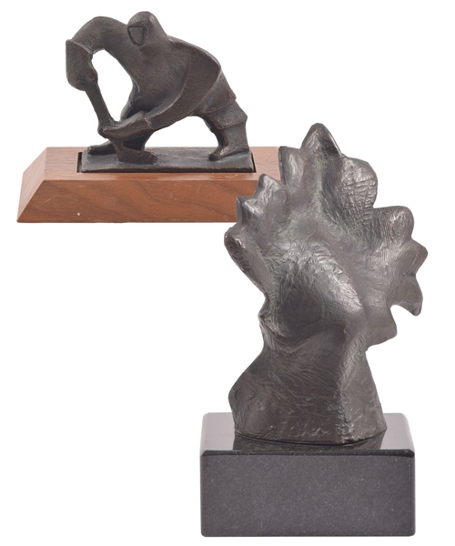 1984 Canada Cup Team Canada Bronze Sculpture Trophy and 1979 Challenge Cup Trophy