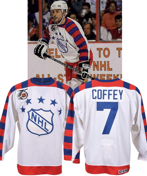 Paul Coffeys 1992 NHL All-Star Game Wales Conference Game-Worn Jersey with LOA