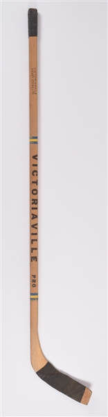 Rick Martins Early-1970s Buffalo Sabres Victoriaville Game-Used Rookie-Era Stick