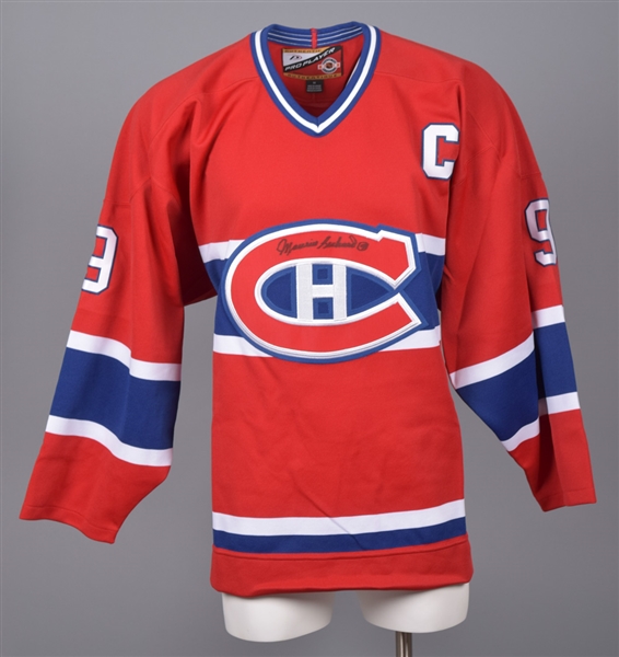 Maurice Richard Signed Montreal Canadiens Captains Jersey with LOA