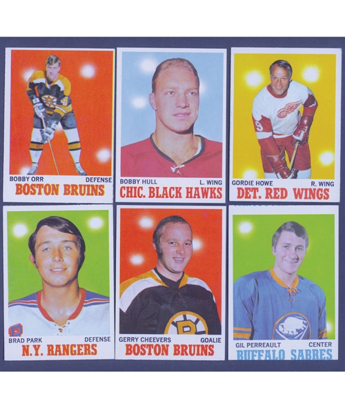 1970-71 Topps Hockey Complete 132-Card Set