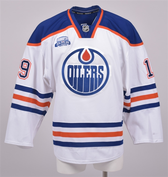 Patrick Maroons 2015-16 Edmonton Oilers Game-Worn Jersey - Rexall Place Farewell Season Patch!
