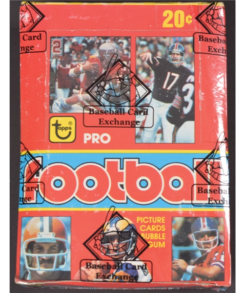 1979 Topps NFL Football Wax Box (36 Unopened Packs) - BBCE Certified - Earl Campbell Rookie Year!