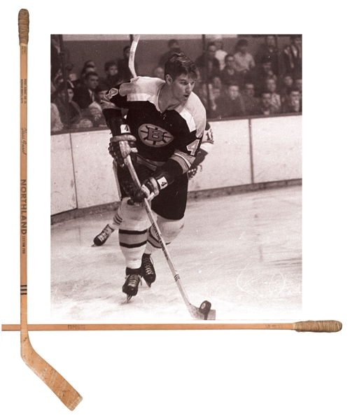 Bobby Orrs Late-1960s Boston Bruins Northland Game-Used Rookie-Era Stick