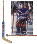 Mike Richters Early-to-Mid-1990s New York Rangers Victoriaville Game-Used Stick with LOA