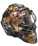 Robert Esches Mid-2000s Philadelphia Flyers Pro Return Goalie Mask by Dom Malerba / Ron Slater