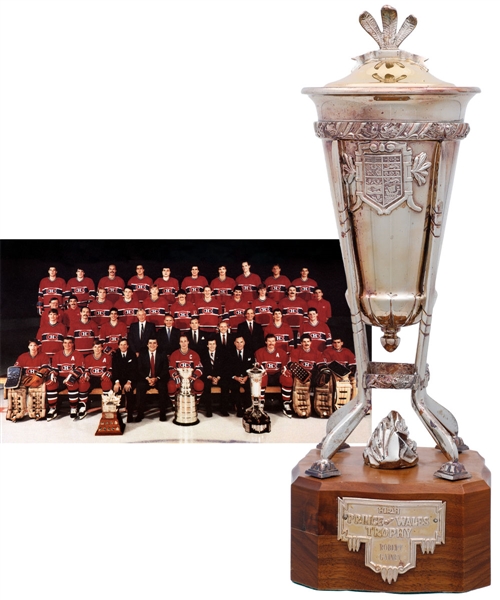 Bob Gaineys 1985-86 Montreal Canadiens Prince of Wales Championship Trophy from His Personal Collection with His Signed LOA (13")