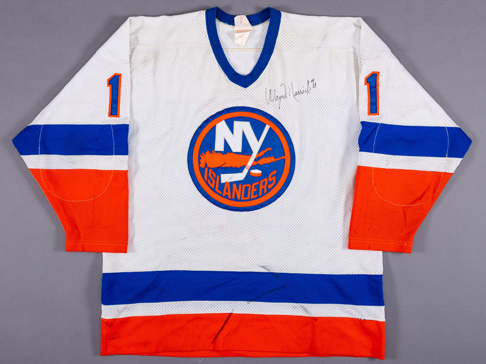 Vintage Sandow New York Islanders NHL Hockey Jersey Sz S White