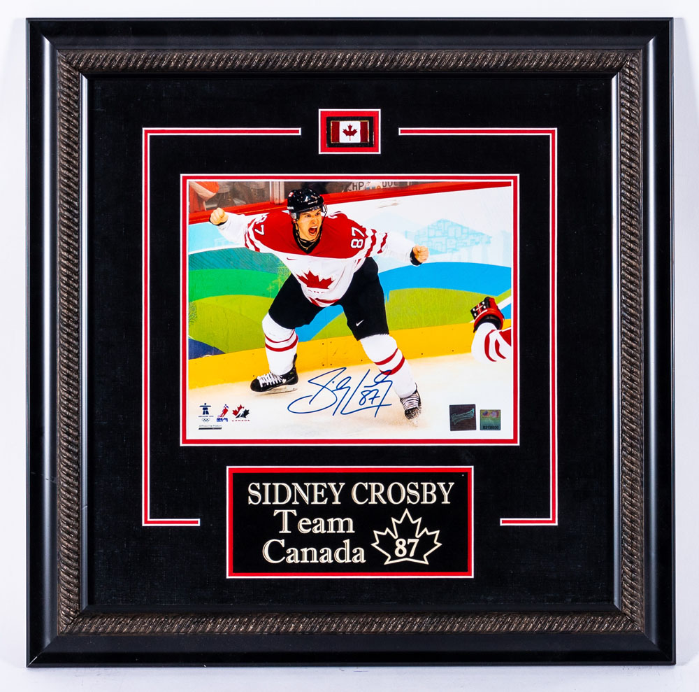 Sidney Crosby Game Winning Goal Celebration Team Canada 2010 Olympics 8x10  Photo
