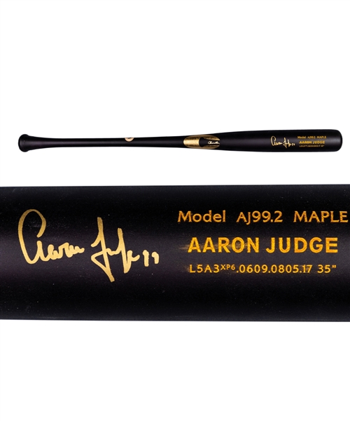 Aaron Judge New York Yankees Signed Chandler Game Model Bat - MLB Authenticated