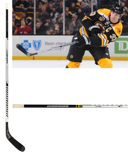 Zdeno Charas Mid-2010s Boston Bruins Warrior Dynasty Signed Game-Used Stick from the Personal Collection of an Important Hockey Executive with His Signed LOA