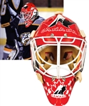 Dominic Roussel’s 1997-98 Canadian National Team Game-Worn Jerry Wright Itech Goalie Mask by Frank Cipra – Photo-Matched! 