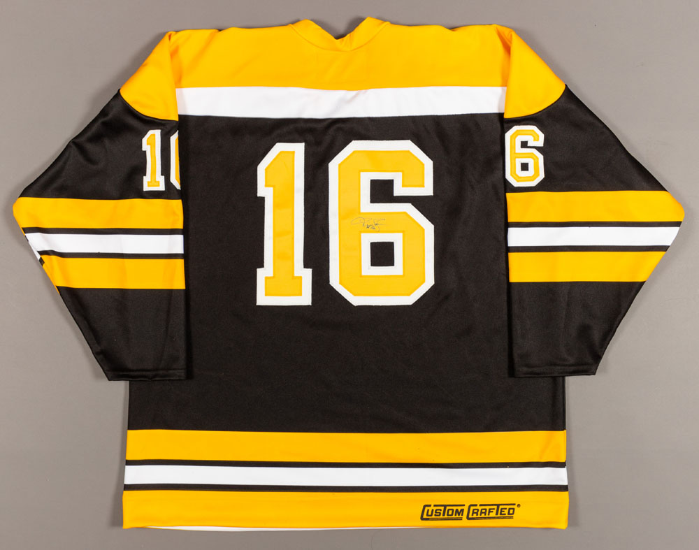 Lot Detail - Derek Sanderson's 1969-70 Boston Bruins Stanley Cup Champions  40th Anniversary Signed Event-Worn Jersey from His Personal Collection with  His Signed LOA