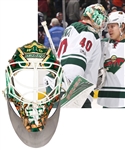 Devan Dubnyk’s 2016-17 Minnesota Wild Game-Worn Bauer Goalie Mask with LOA - Photo-Matched to Regular Season, All-Star Game and Playoffs! 