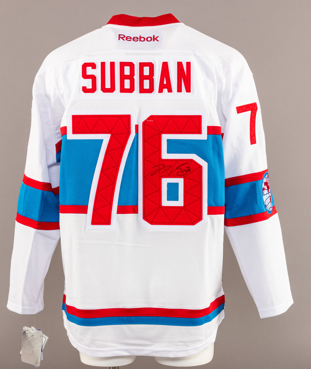 P.K. Subban Montreal Canadiens Unsigned 2016 NHL Winter Classic