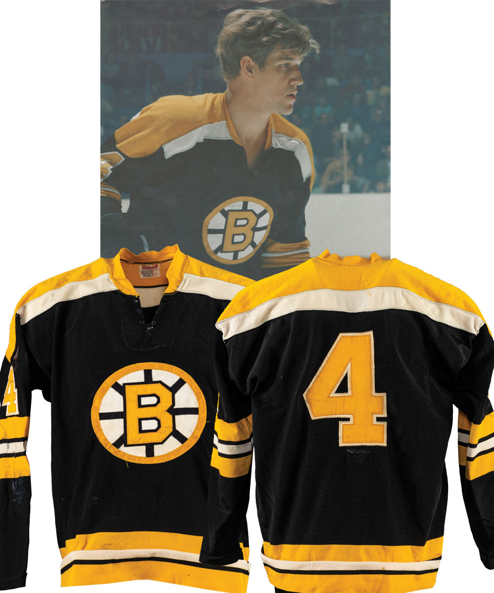 Bobby Orr Signed 1966 Boston Bruins #27 Yellow CCM Vintage Rookie Jersey -  NHL Auctions