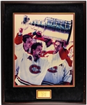 Patrick Roy 1992-93 Montreal Canadiens Stanley Cup Framed Photo Display from the Montreal Canadiens Archives (28 ¼” x 34 1/8”)