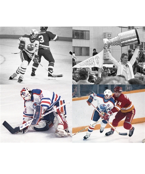 Edmonton Oilers 1983-84 Colour and B&W 35mm Negative Collection of 1,300+ including 378 images of Wayne Gretzky 