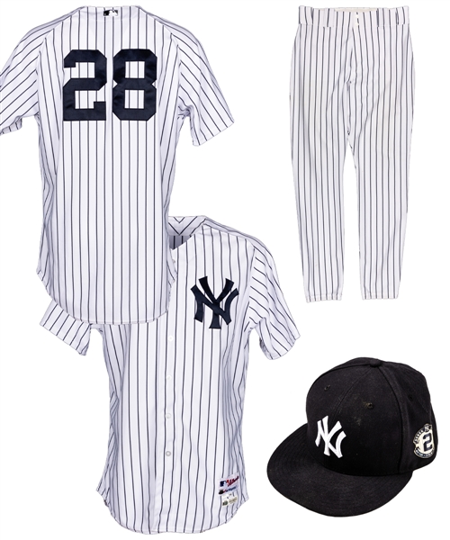 Joe Girardis 2014 New York Yankees Game-Worn Jersey (Derek Jeter Captain Patch), Pants and Baseball Cap with Steiner LOAs