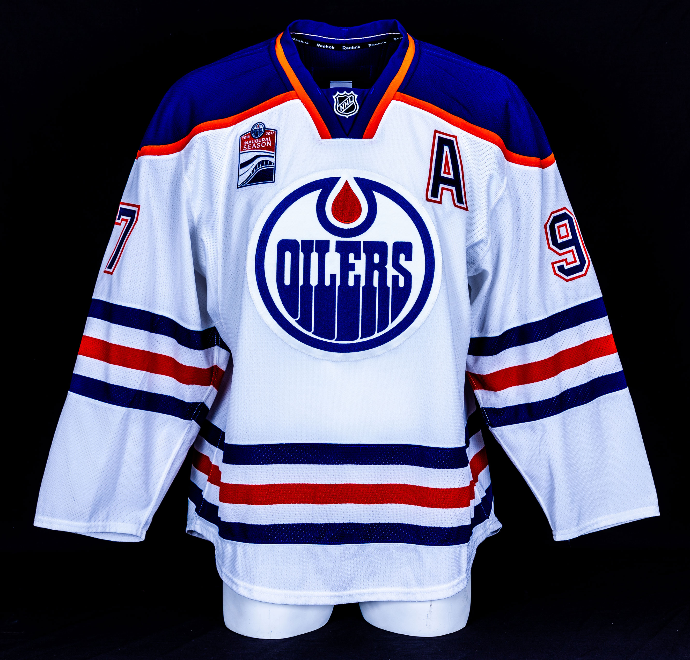 Edmonton Oilers Inaugural Season Jersey Patch at Rogers Place 2016