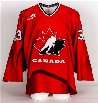 Manon Rheaume’s 1996 "3 Nations Cup" Team Canada Game-Worn Jersey with Hockey Canada LOA 