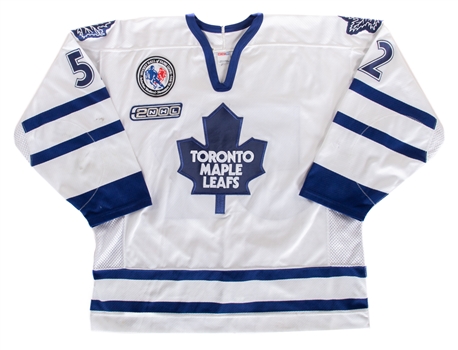 Alexander Karpotsev’s 1999-2000 Toronto Maple Leafs "Hall of Fame Game" Game-Worn Jersey with Team LOA - 2000 Patch! - Hall of Fame Game Patch!
