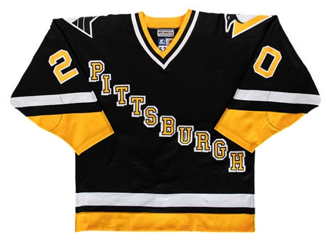 Greg Johnsons 1996-97 Pittsburgh Penguins Game-Worn Jersey