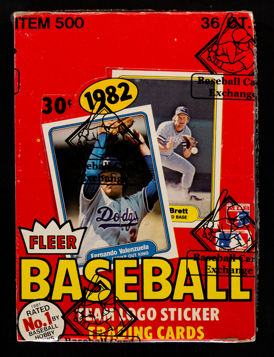 Lot Detail 1982 Fleer Baseball Wax Box 36 Unopened Packs BBCE