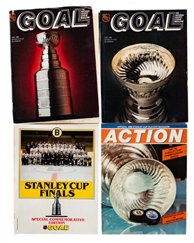 Large Vintage and Modern Hockey Book, Program, Media Guide and Publication Collection of 90+