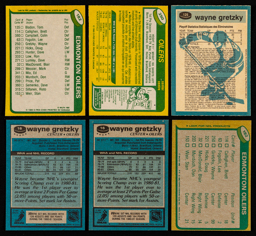 Lot Detail To O Pee Chee And Topps Hockey Cards Of