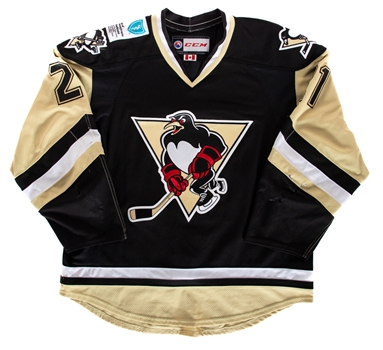 Nicholas DAgostinos 2014-15 AHL Wilkes-Barre/Scranton Penguins Game-Worn Jersey with Team LOA