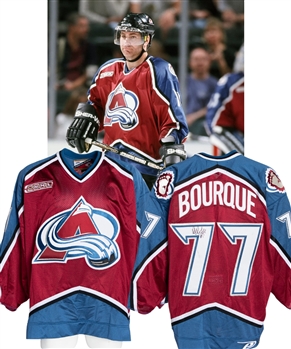 Ray Bourques 1999-2000 Colorado Avalanche Signed Game-Worn Jersey with LOA - Attributed to 2000 Stanley Cup Playoffs! - NHL2000 Patch!