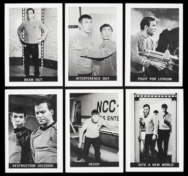 1967 Leaf Star Trek Complete 72-Card Set