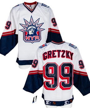 Wayne Gretzky Signed New York Rangers "Lady Liberty" Third Jersey with WGA COA