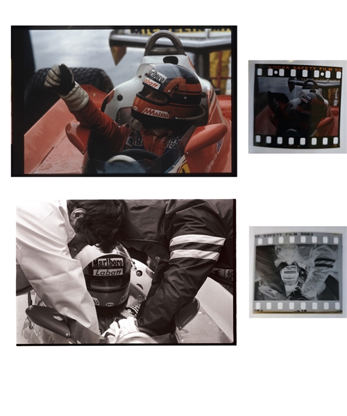 Gilles Villeneuve 1978-81 Ferrari Formula One F1 Canadian Grand Prix (Montreal) Original 35mm Negatives (10) 