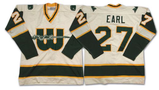 1973-74 New England Whalers Tommy Earl Game Worn Jersey