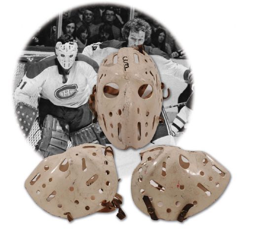 Michel "Bunny" Larocques 1970s Montreal Canadiens Game Used Mask