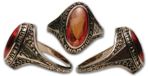 1971-72 Denver Spurs WHL Championship Womens Ring