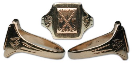 Marcel Dionnes 1966-67 Montreal East Rangers Championship Gold Ring