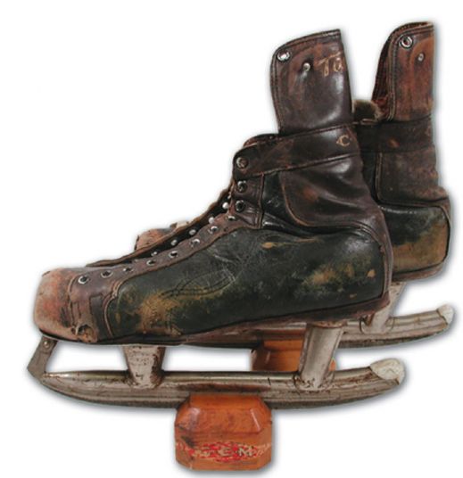 Marcel Dionnes Pre-NHL Autographed Game Used Skates