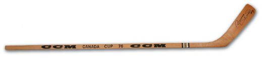 Bobby Hulls Autographed 1976  Canada Cup Stick