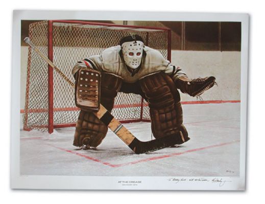 Bobby Hulls Autographed  Hockey Lithograph Collection of 6